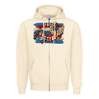 Sandshell 4th of july horseshoe Zipper Hoodie - CowGirlArtShop