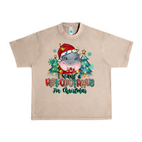 French Oak i want a hippopotamus for christmas Urban Heavy Tee - MaliasSmallBusiness