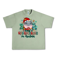 Oil Green i want a hippopotamus for christmas Urban Heavy Tee - MaliasSmallBusiness
