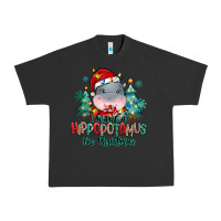 Pigment Black i want a hippopotamus for christmas Urban Heavy Tee - MaliasSmallBusiness