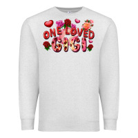 Oatmeal Heather One loved Gigi Valentine's Day Premium Sweatshirt - FaDigitalArtStudio