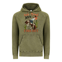 Vintage Olive buck around and find out rodeo cowboy Vintage Hoodie - MaliasSmallBusiness
