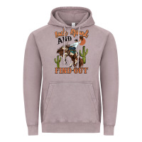 Vintage Zinc buck around and find out rodeo cowboy Vintage Hoodie - MaliasSmallBusiness