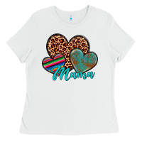 White hearts mama Ladies Tee - Artiststas