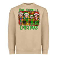 Mushroom Have Yourself a Very Golden Christmas Heavyweight Sweatshirt - Bettercallsaul