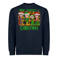 Navy Have Yourself a Very Golden Christmas Heavyweight Sweatshirt - Bettercallsaul