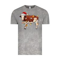 Cloud Rock Christmas cow Vintage Tee - MaliasSmallBusiness