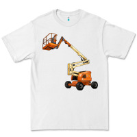 White Boom Lift Premium Tee - LillyAllenDesigns