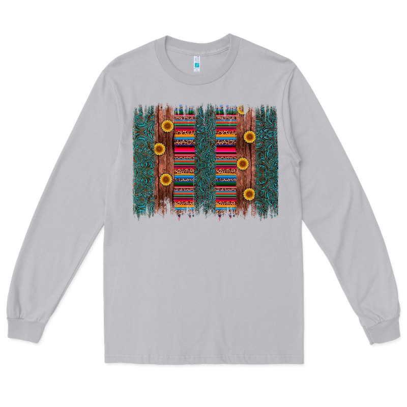 Sunflower Serape Brush Stroke Long Sleeve Tee by Artiststas | Teevron