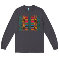 Smoke sunflower serape brush stroke Long Sleeve Tee - Artiststas