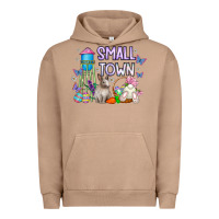 Pigment Burro Small Town Easter Day Urban Hoodie - CowhideDigitalArt