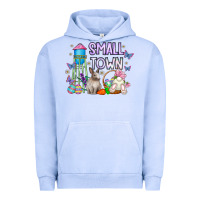 Pigment Grape Ice Small Town Easter Day Urban Hoodie - CowhideDigitalArt