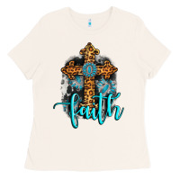 Bone faith western turquoise Ladies Tee - AdoDesignShop