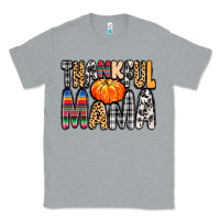 Heather Grey Thankful Mama Classic Tee - MaliasSmallBusiness