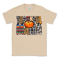 Mushroom Thankful Mama Classic Tee - MaliasSmallBusiness