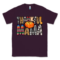 Plum Thankful Mama Classic Tee - MaliasSmallBusiness