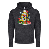 Vintage Black christmas tree with school bus Vintage Hoodie - MaliasSmallBusiness