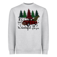 Heather Grey It s The Most Wonderful Time Of The Year Heavyweight Sweatshirt - Bettercallsaul
