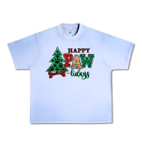 Grape Ice happy pawlidays christmas pets Urban Heavy Tee - MaliasSmallBusiness