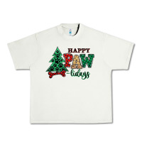 Pistachio happy pawlidays christmas pets Urban Heavy Tee - MaliasSmallBusiness