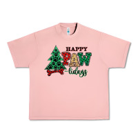 Salmon happy pawlidays christmas pets Urban Heavy Tee - MaliasSmallBusiness