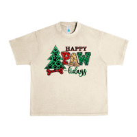 Sandshell happy pawlidays christmas pets Urban Heavy Tee - MaliasSmallBusiness