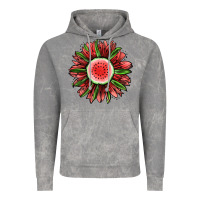 Cloud Rock Watermelon Sunflower Vintage Hoodie - Jasminsmagicworld