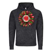 Vintage Black Watermelon Sunflower Vintage Hoodie - Jasminsmagicworld