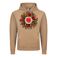 Vintage Coffee Watermelon Sunflower Vintage Hoodie - Jasminsmagicworld