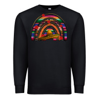 Black Mexico rainbow Premium Sweatshirt - FaDigitalArtStudio
