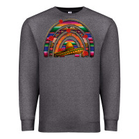 Charcoal Heather Mexico rainbow Premium Sweatshirt - FaDigitalArtStudio