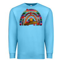 Ocean Blue Mexico rainbow Premium Sweatshirt - FaDigitalArtStudio
