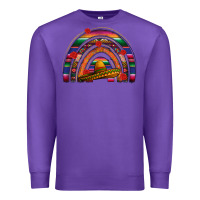 Purple Mexico rainbow Premium Sweatshirt - FaDigitalArtStudio