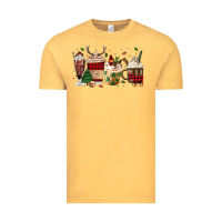 Vintage Mustard lumberjack coffee Vintage Tee - MaliasSmallBusiness