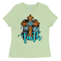 Matcha faith western turquoise Ladies Tee - AdoDesignShop