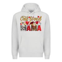 Dove Grey One loved mama valentines day Premium Hoodie - HowdyJamesFarm