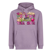Lavender cupid's favorite teacher Heavyweight Hoodie - OliviaCreatesArt