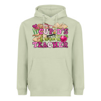 Matcha cupid's favorite teacher Heavyweight Hoodie - OliviaCreatesArt