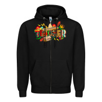 Black cinco de mayo teacher Zipper Hoodie - CowGirlArtShop