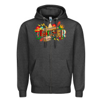 Charcoal Heather cinco de mayo teacher Zipper Hoodie - CowGirlArtShop