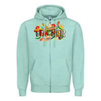 Seafoam cinco de mayo teacher Zipper Hoodie - CowGirlArtShop