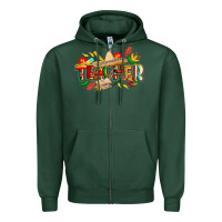 Sports Green cinco de mayo teacher Zipper Hoodie - CowGirlArtShop