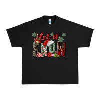 Black let it snow Urban Heavy Tee - MaliasSmallBusiness