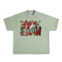 Oil Green let it snow Urban Heavy Tee - MaliasSmallBusiness