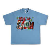 Pebble Blue let it snow Urban Heavy Tee - MaliasSmallBusiness