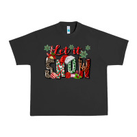 Pigment Black let it snow Urban Heavy Tee - MaliasSmallBusiness