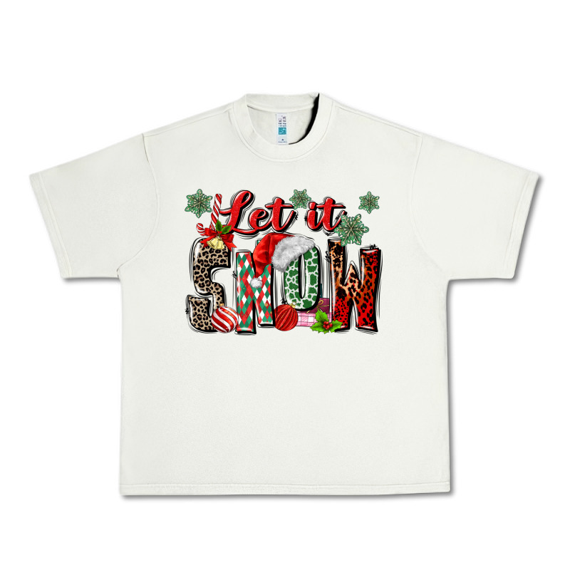 Let It Snow Urban Heavy Tee by MaliasSmallBusiness | Teevron