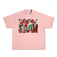Salmon let it snow Urban Heavy Tee - MaliasSmallBusiness