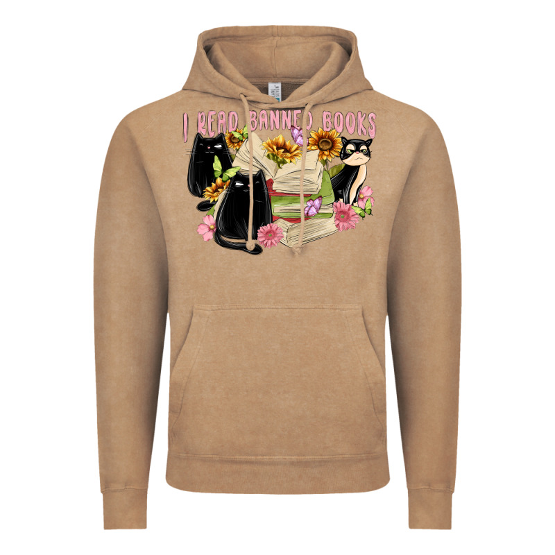 ı Read Banned Books Vintage Hoodie by MaliasSmallBusiness | Teevron