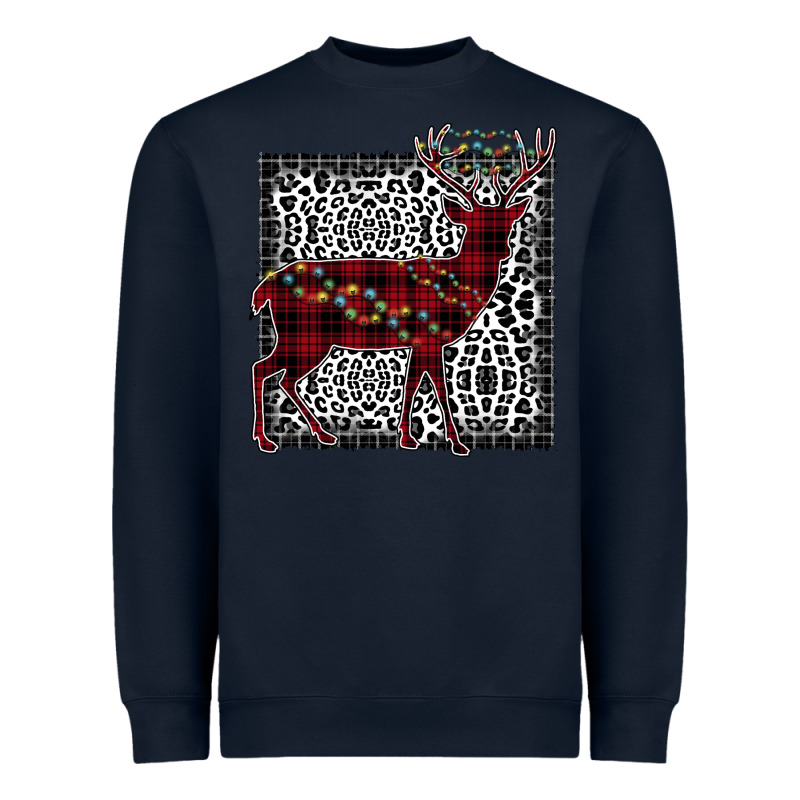 Christmas Deer Heavyweight Sweatshirt by Bettercallsaul | Teevron